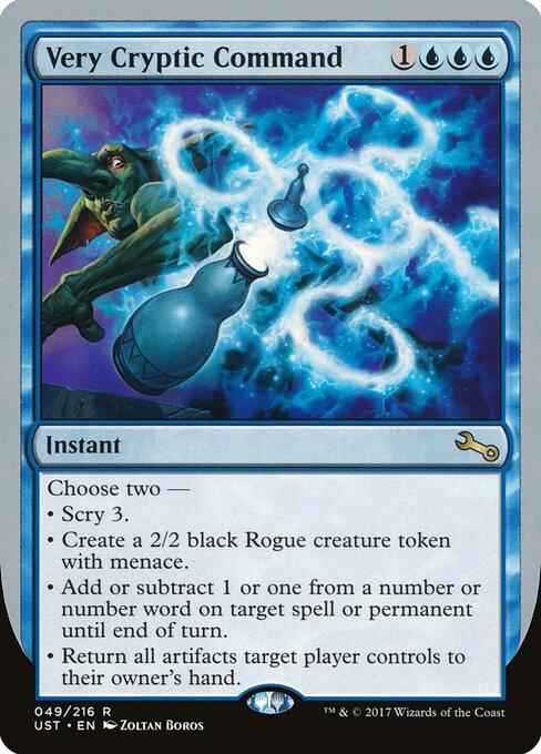 Very Cryptic Command — Unstable 49f