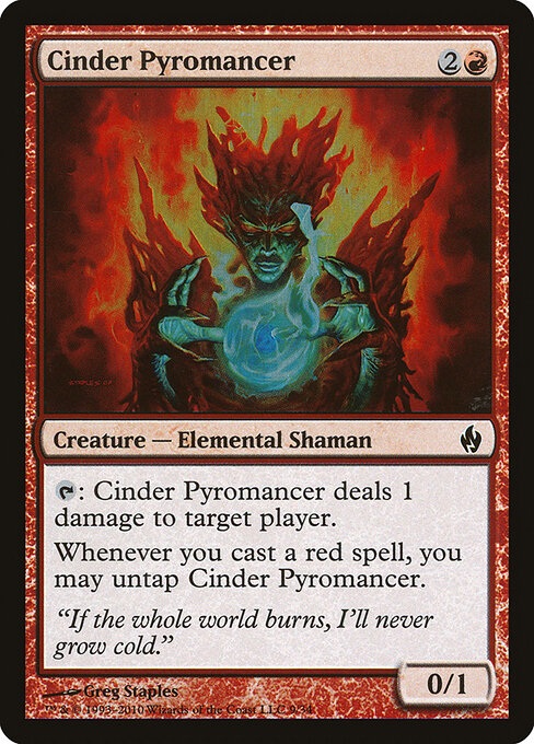 Piromante Cinzeríneo — Premium Deck Series: Fire and Lightning 9