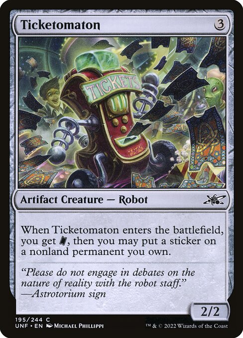 Ticketomaton — Unfinity 195