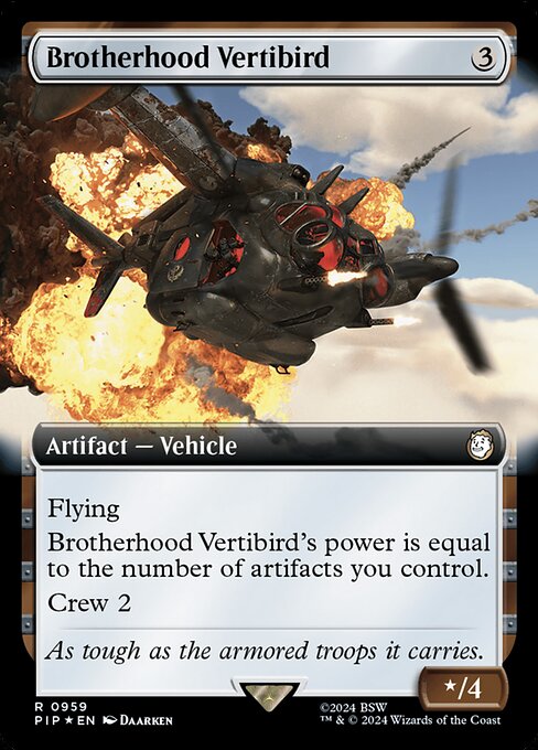 Brotherhood Vertibird — Fallout 959