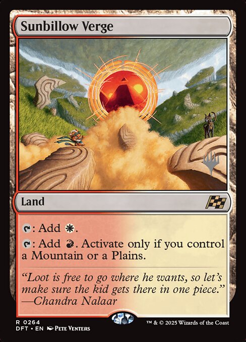 Sunbillow Verge — Aetherdrift Promos 264p