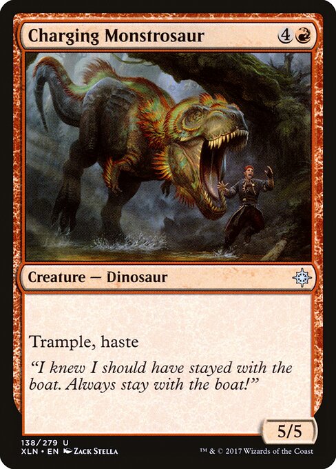 Monstrossauro Atacante — Ixalan 138