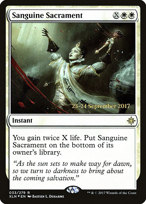 Sacramento Sanguíneo — Ixalan Promos 33s