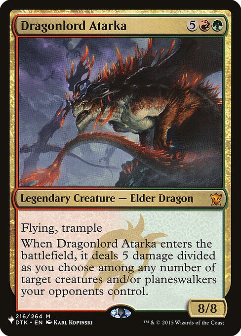Atarka, Soberana Dragoa — The List DTK-216