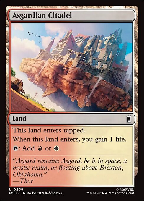 Asgardian Citadel — Marvel Super Heroes 258