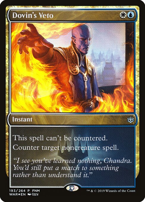 Veto de Dovin — War of the Spark Promos 193