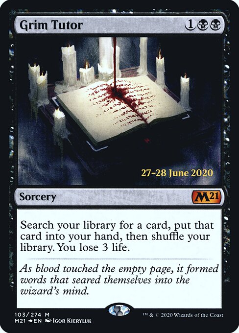 Tutor Sinistro — Core Set 2021 Promos 103s