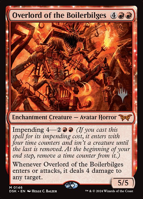 Overlord of the Boilerbilges — Duskmourn: House of Horror Promos 146p