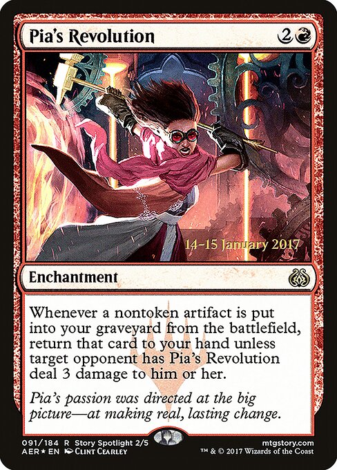 Revolução de Pia — Aether Revolt Promos 91s