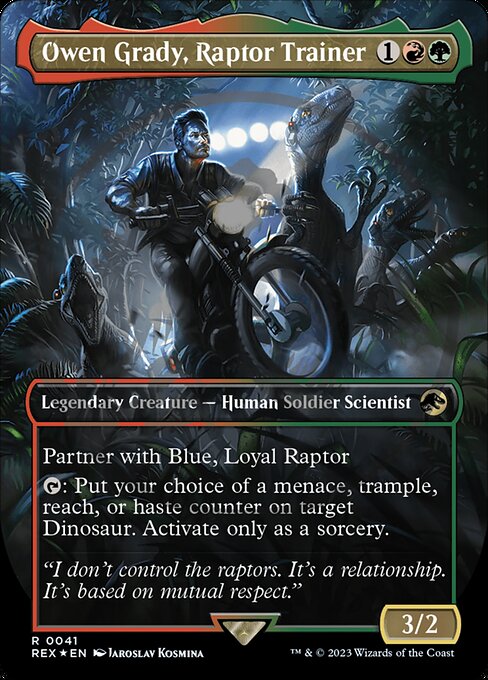 Owen Grady, Treinador de Raptores — Jurassic World Collection 41