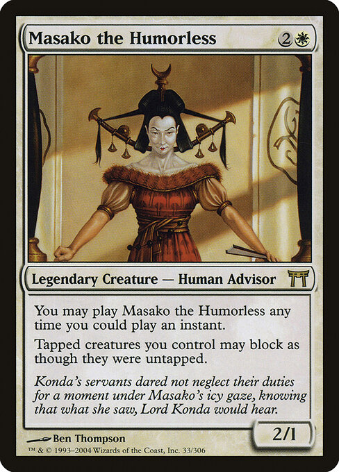 Masako, a Desanimada — Champions of Kamigawa 33