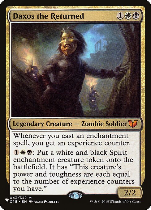 Daxos the Returned — The List C15-43
