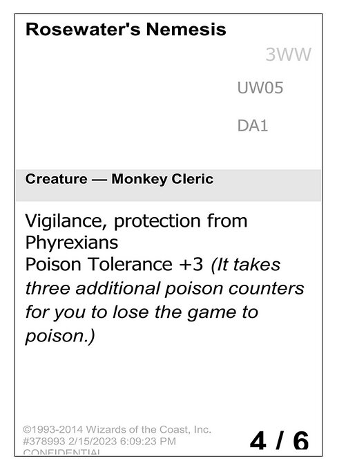 Rosewater's Nemesis — Unknown Event UW05