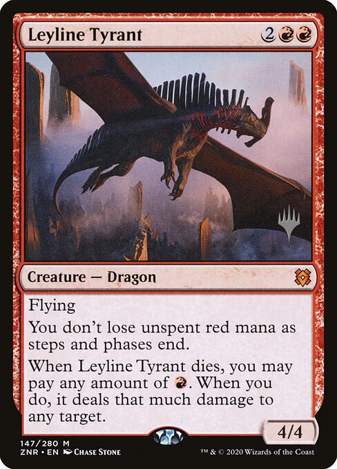 Tirano da Linha de Força — Zendikar Rising Promos 147p