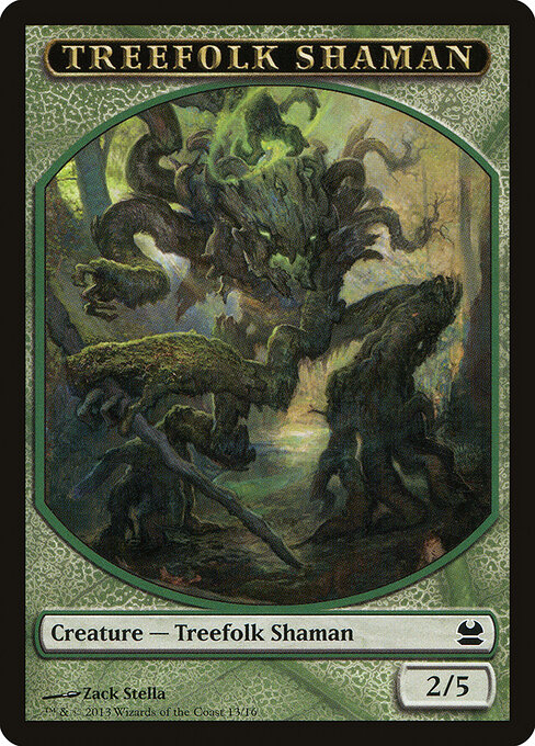 Treefolk Shaman — Modern Masters Tokens 13