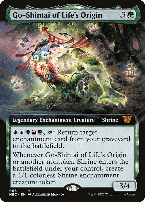 Go-Shintai da Origem da Vida — Neon Dynasty Commander 66