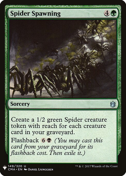 Procriação de Aranha — The List CMA-149