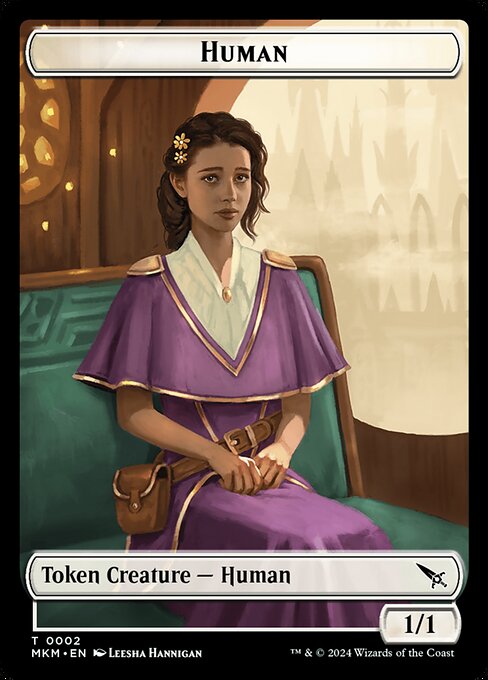 Human — Murders at Karlov Manor Tokens 2