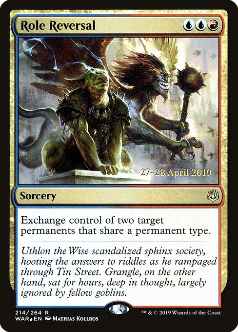 Inversão de Papéis — War of the Spark Promos 214s