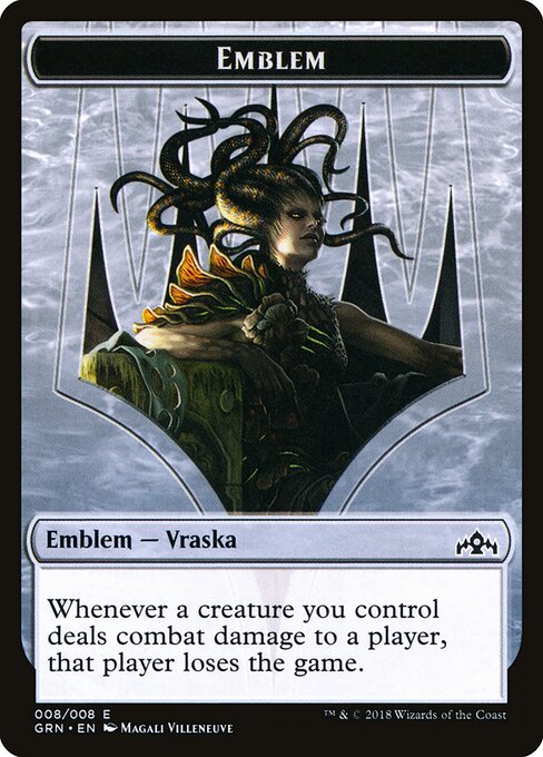 Vraska, Golgari Queen Emblem — Guilds of Ravnica Tokens 8