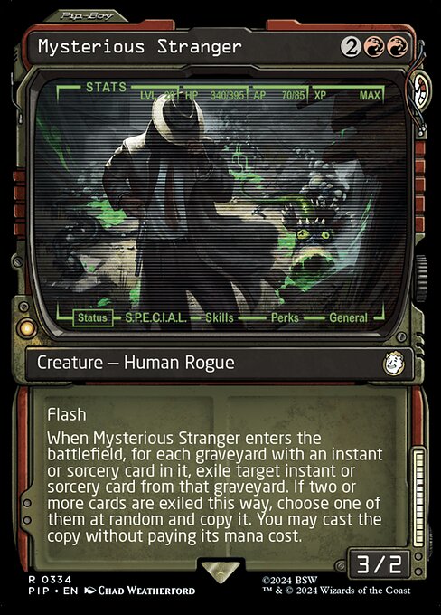 Mysterious Stranger — Fallout 334