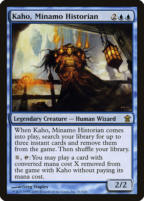 Kaho, Historiadora de Minamo — Saviors of Kamigawa 41