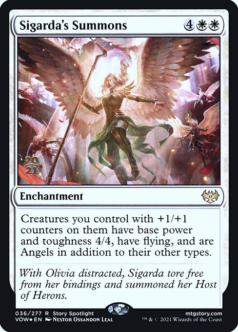 Invocações de Sigarda — Innistrad: Crimson Vow Promos 36s