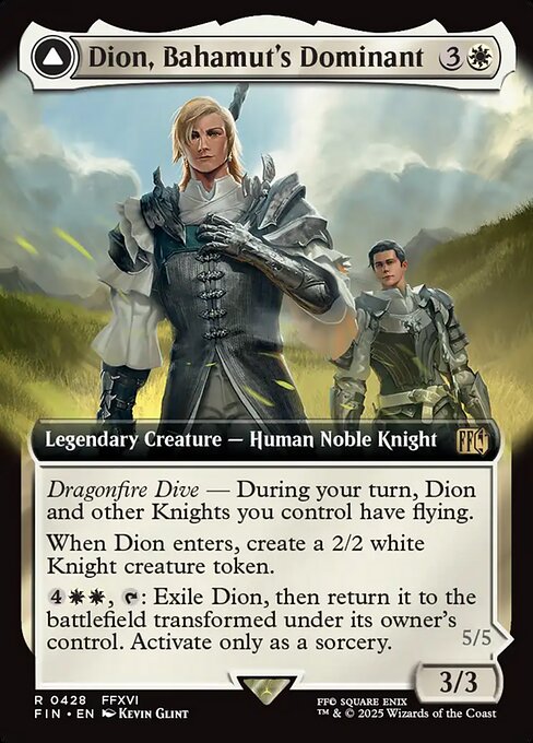 Dion, Bahamut's Dominant — Final Fantasy 428
