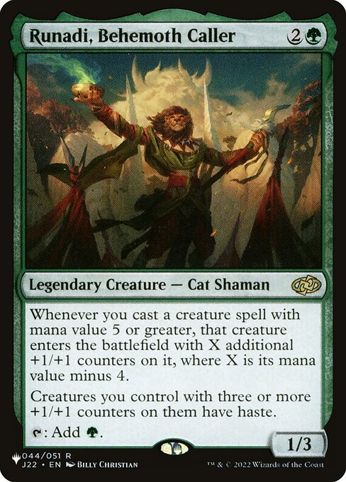 Runadi, Behemoth Caller — The List J22-44