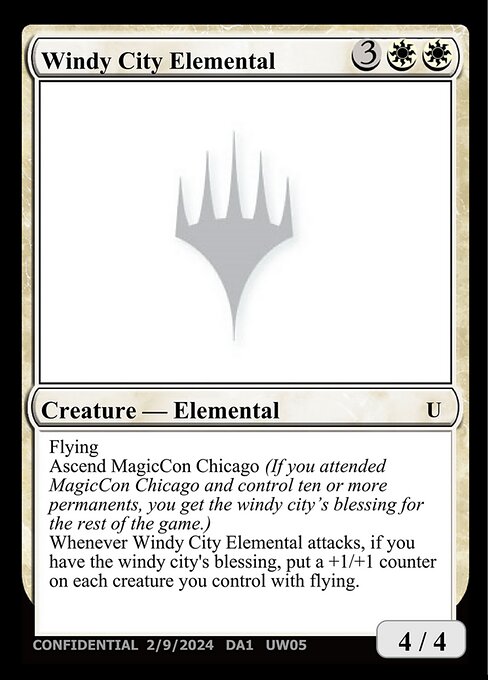 Windy City Elemental — Unknown Event UW05b