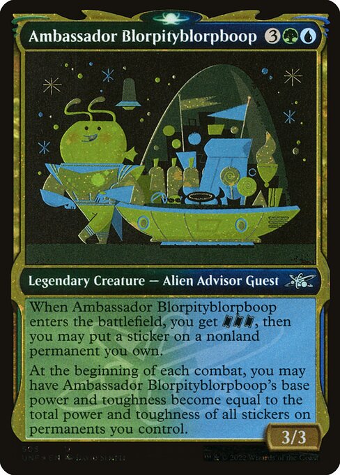 Ambassador Blorpityblorpboop — Unfinity 505