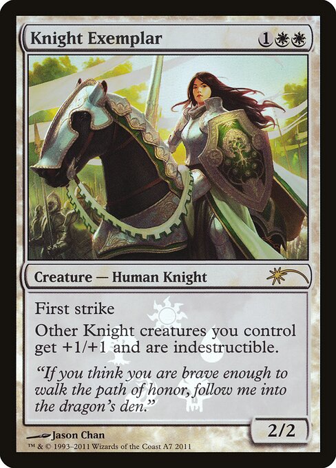Exemplar Cavaleiro — Magic 2011 Promos A7