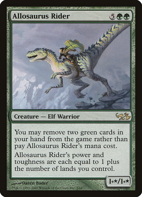 Ginete de Alossauro — Duel Decks: Elves vs. Goblins 2