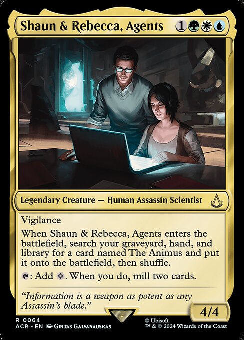Shaun & Rebecca, Agents — Assassin's Creed 64