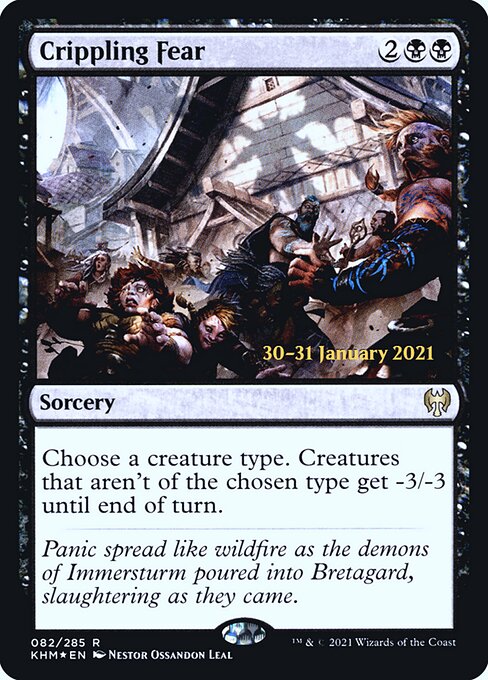 Medo Debilitante — Kaldheim Promos 82s