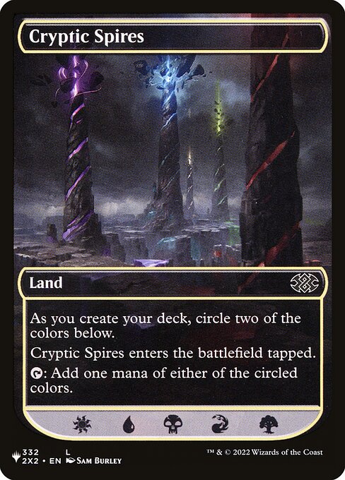 Cryptic Spires — The List 2X2-332