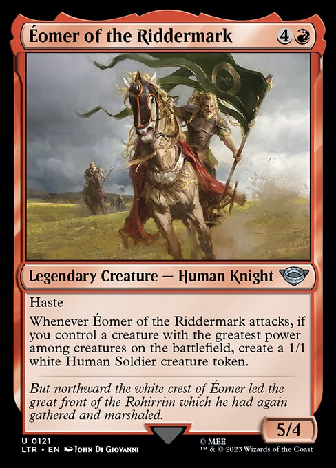 Éomer da Marca dos Cavaleiros — The Lord of the Rings: Tales of Middle-earth 121