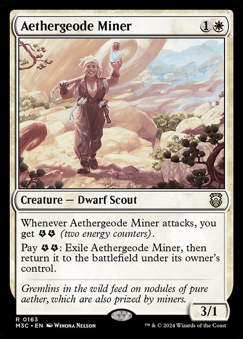 Mineradora do Geodo Etéreo — Modern Horizons 3 Commander 163