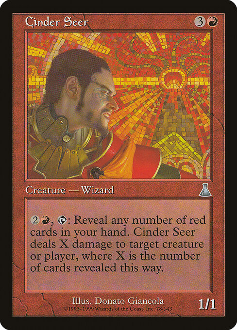 Vidente das Brasas — Urza's Destiny 78
