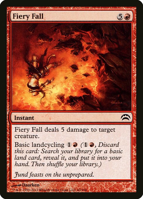Queda Ardente — Planechase 2012 43
