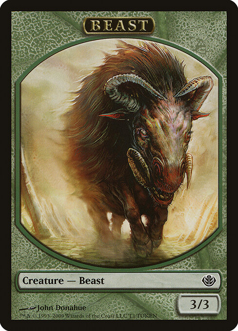Beast — Duel Decks: Garruk vs. Liliana Tokens T1