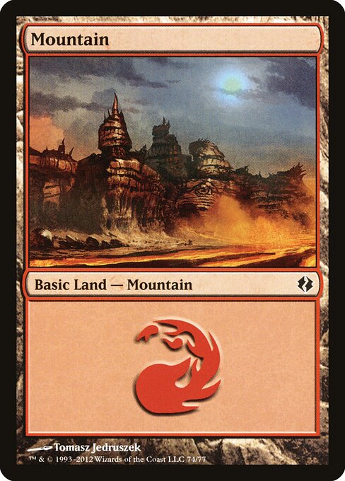 Montanha — Duel Decks: Venser vs. Koth 74