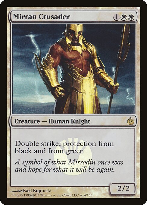 Cruzado Mirraniano — Mirrodin Besieged Promos 14★
