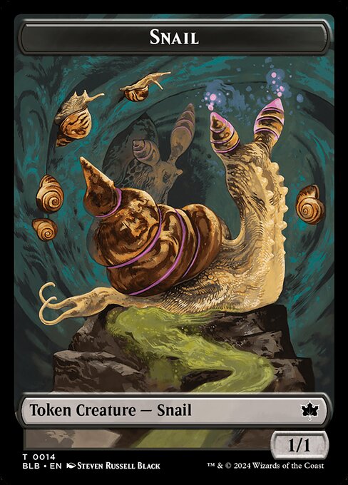Snail — Bloomburrow Tokens 14