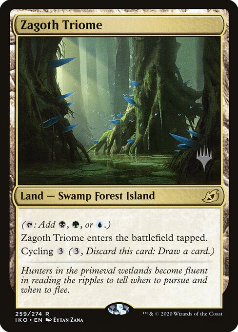 Trioma de Zagoth — Ikoria: Lair of Behemoths Promos 259p