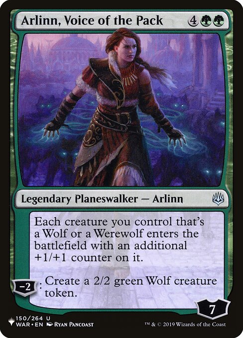 Arlinn, Voz da Alcateia — The List WAR-150