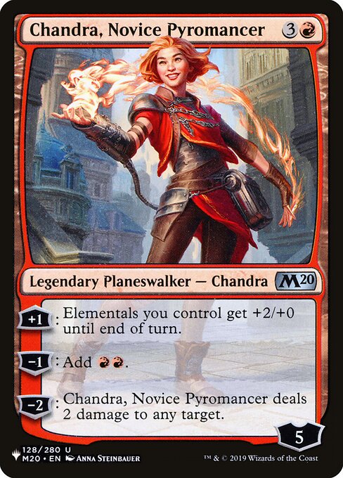 Chandra, Piromante Novata — The List M20-128