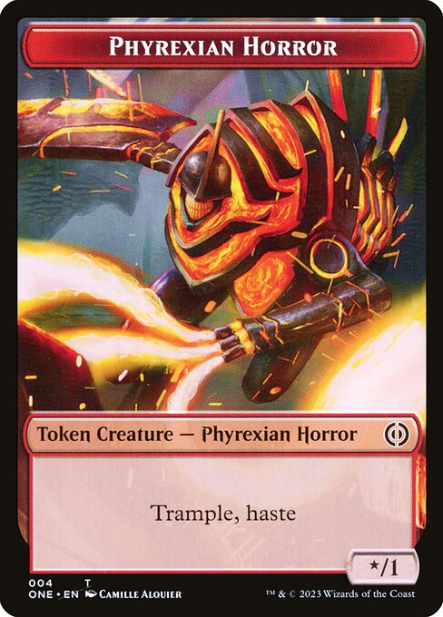 Phyrexian Horror — Phyrexia: All Will Be One Tokens 4