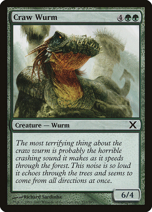 Serpente Terrestre de Craw — Tenth Edition 257