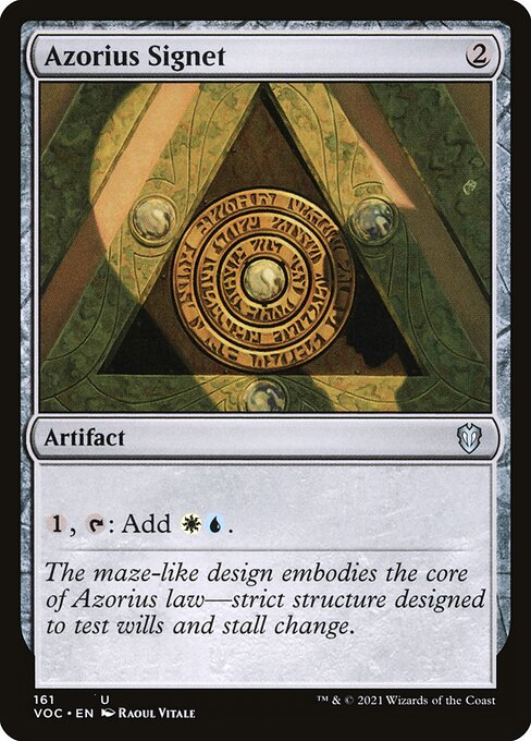 Sinete Azorius — Crimson Vow Commander 161